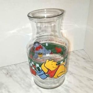 Disney Winnie The Pooh and Eeyore Vintage Carafe by Anchor Hocking